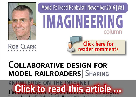 Imagineering: Collaboratrive design - Model trains - MRH column November 2016