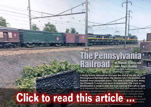 Andy Rubbo's Pennsylvania Railroad - Model trains - MRH article November 2016