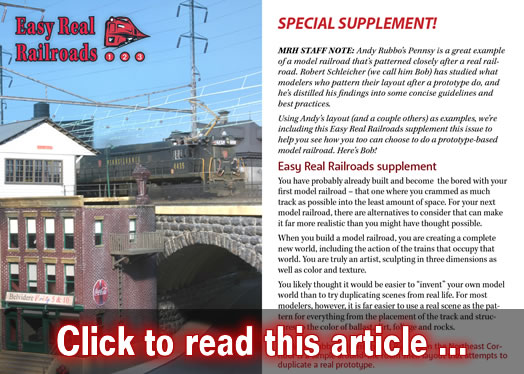 Special supplement: Easy Real Railroads how-to - Model trains - MRH article November 2016