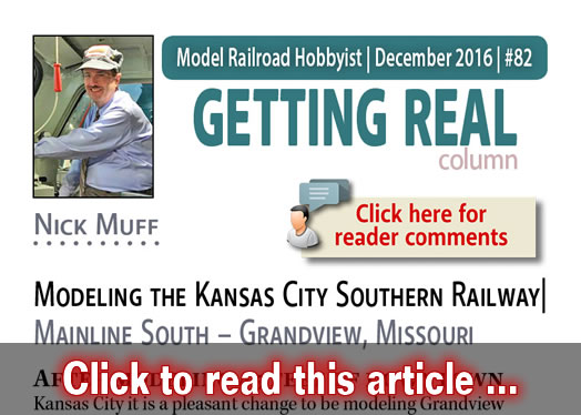 Getting Real: Modeling Grandview, MO - Model trains - MRH column December 2016