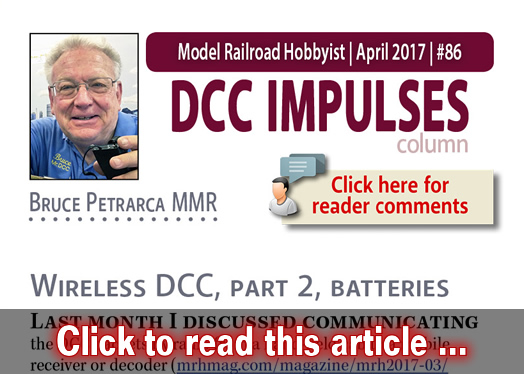 DCC Impulses: Wireless DCC, part 2 - Model trains - MRH column April 2017