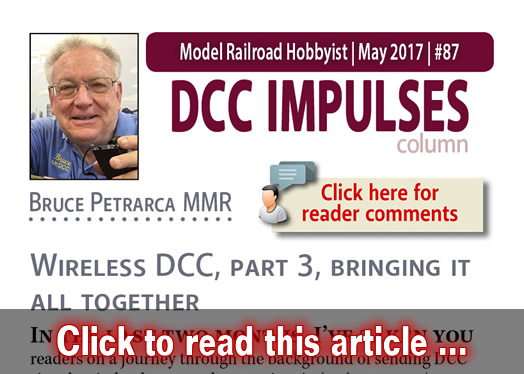 DCC Impulses: Wireless DCC, part 3 - Model trains - MRH column May 2017