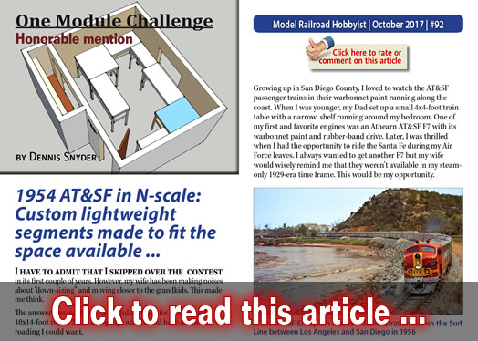 1954 ATSF TOMA layout design - Model trains - MRH article October 2017