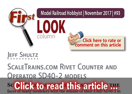 Scale Trains SD40-2 - Model trains - MRH article November 2017