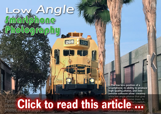 Low angle smartphone photography - Model trains - MRH article November 2017