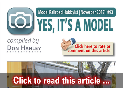 Yes, it's a model - Model trains - MRH feature November 2017