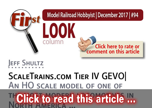 Scale Trains Tier IV GEVO - Model trains - MRH article December 2017