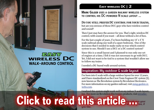 Easy wireless DC walkaround - Model trains - MRH article February 2018