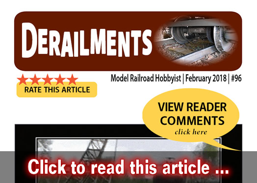 Derailments - Model trains - MRH feature February 2018