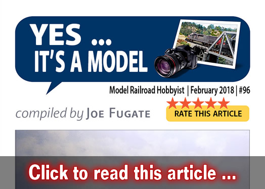 Yes, it's a model - Model trains - MRH feature February 2018