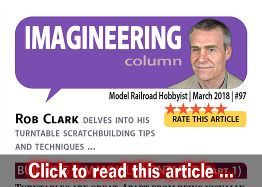 Imagineering: Modeling a turntable - Model trains - MRH column March 2018