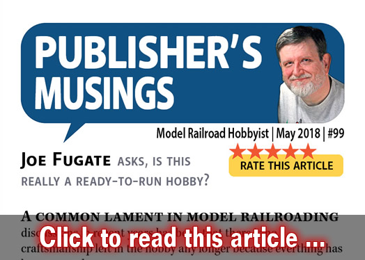 Is this really a ready-to-run hobby? - Model trains - MRH editorial May 2018