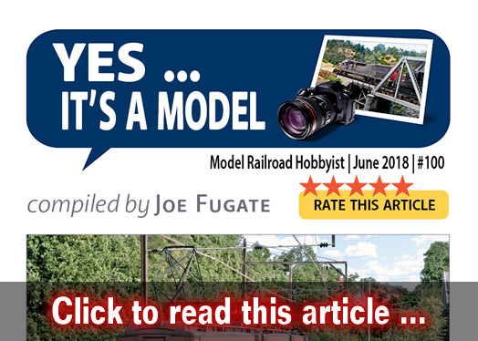 Yes, it's a model - Model trains - MRH feature June 2018