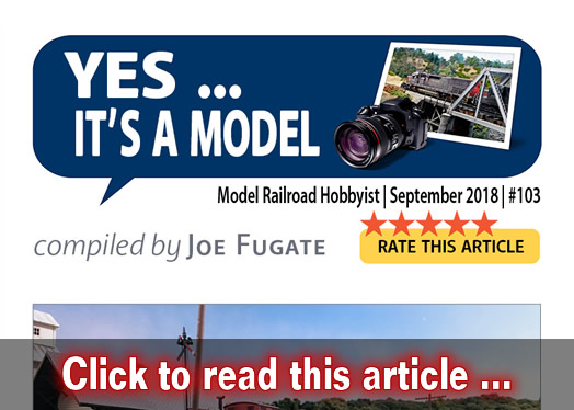 Yes, it's a model - Model trains - MRH feature September 2018