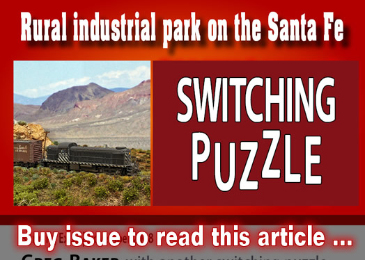 Santa Fe industrial park switching puzzle - Model trains - RE editorial November 2018