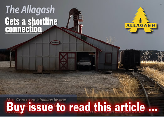 Allagash gets a shortline connection - Model trains - MRH-RE article January 2019