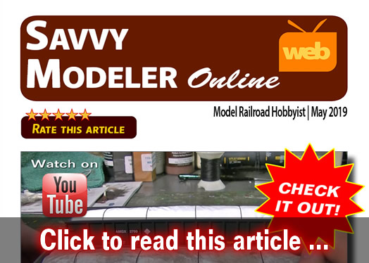 Savvy Modeler online: Tarp loads for gondolas - Model trains - MRH feature May 2019