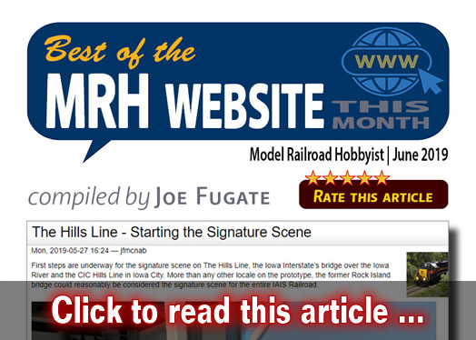 Best of the MRH website this month - Model trains - MRH feature June 2019