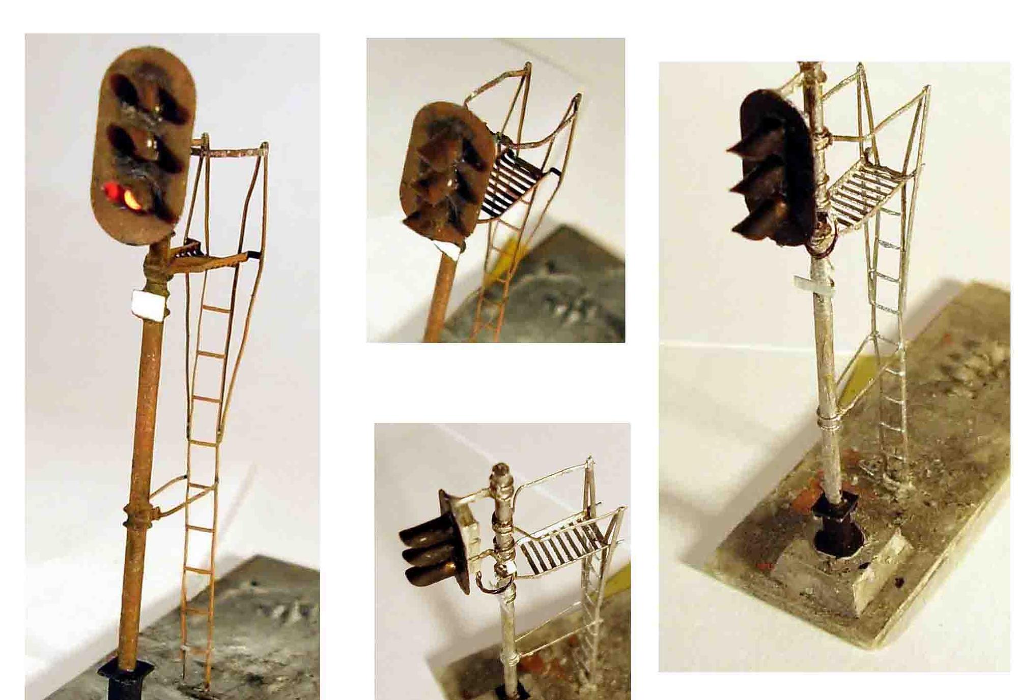 Fine scale etched brass signals Model Railroad Hobbyist magazine