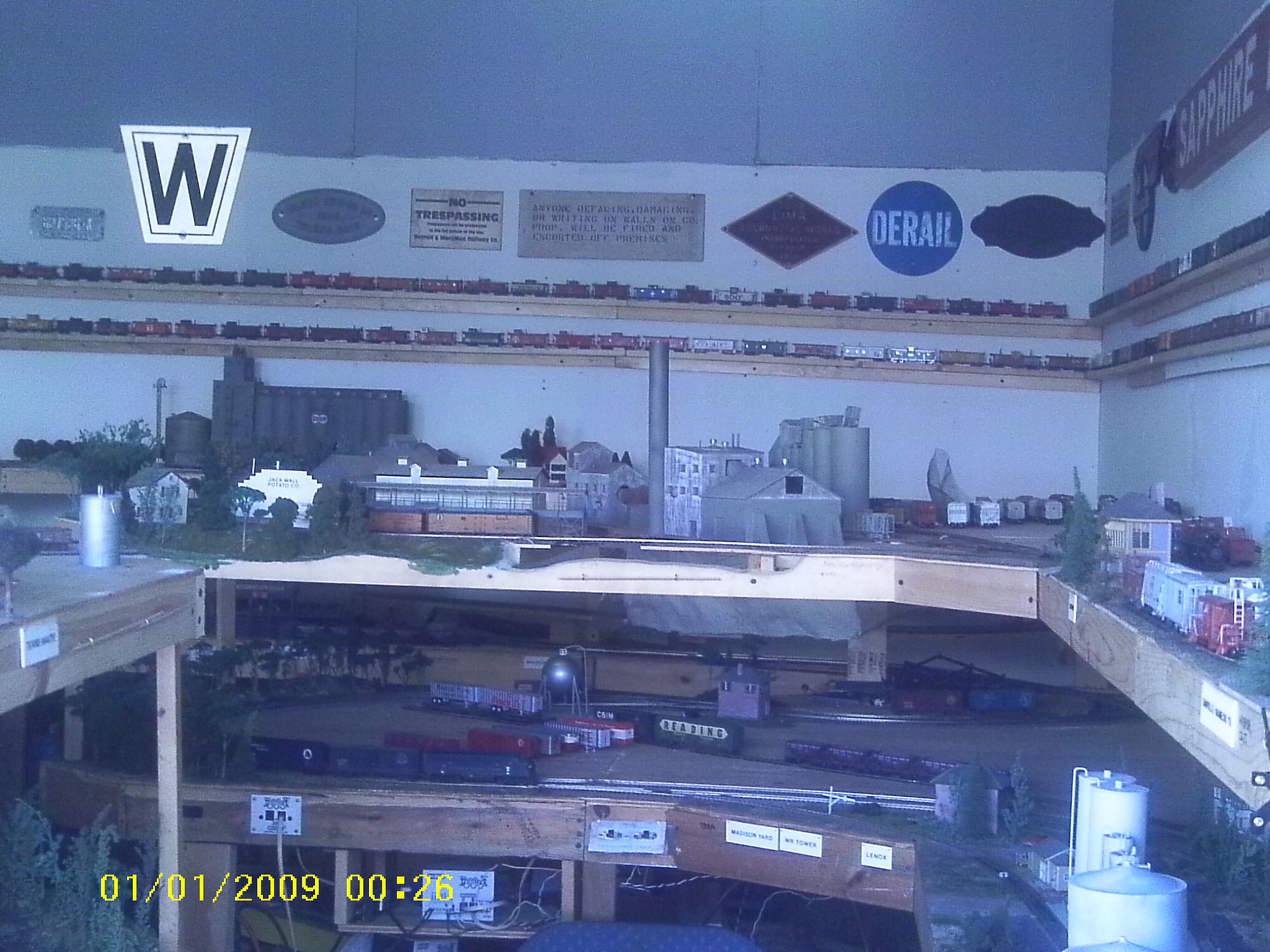 Section of the E. St. Louis Rail Group Layout Model Railroad Hobbyist