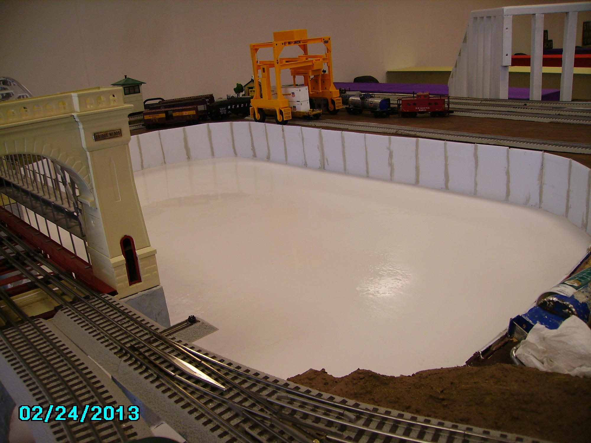 Water for a Large Harbor Scene Model Railroad Hobbyist magazine