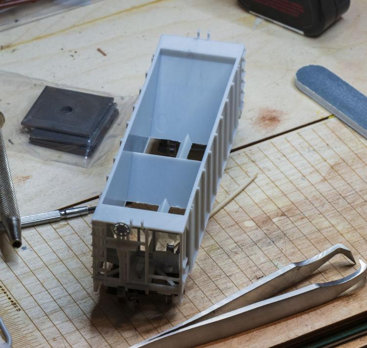 Building a Ballast Hopper Model Railroad Hobbyist magazine