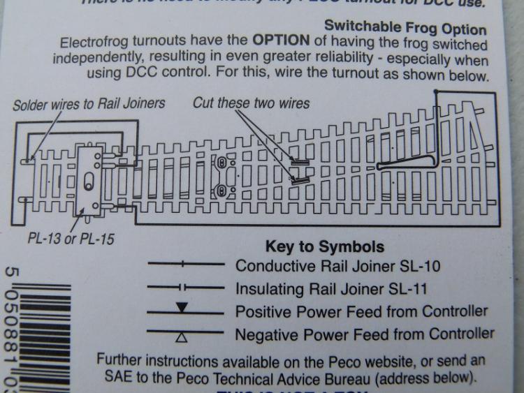 Peco code 100 track center spacing w/ large turnouts + wiring