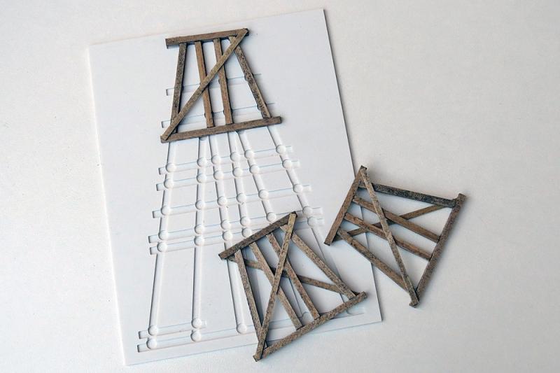 Wooden trestle Model Railroad Hobbyist magazine