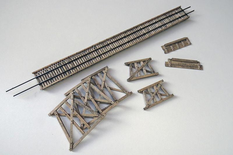 Wooden trestle Model Railroad Hobbyist magazine