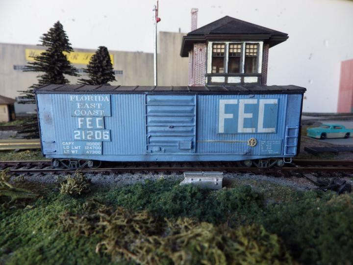 FEC Boxcar Model Railroad Hobbyist magazine