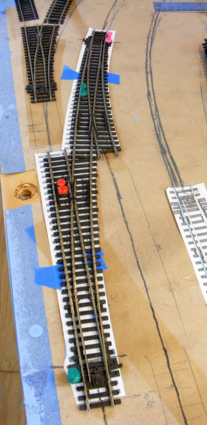 Curved turnouts in/out radii Model Railroad Hobbyist magazine