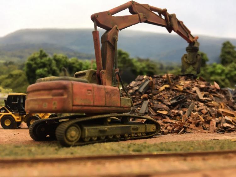 Scrapyard Crane Model Railroad Hobbyist magazine