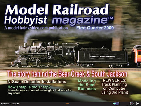 Model Railroad Hobbyist magazine - Issue 1 - January 2009