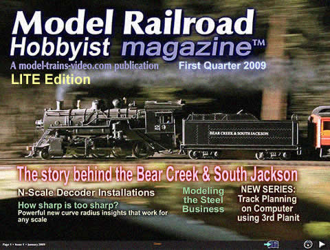 Model Railroad Hobbyist magazine - Issue 1 - January 2009 LITE Edition