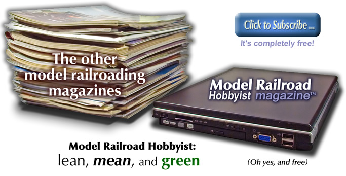 Model Railroad Hobbyist magazine: Lean, Mean, and Green ... (oh yes, and free)